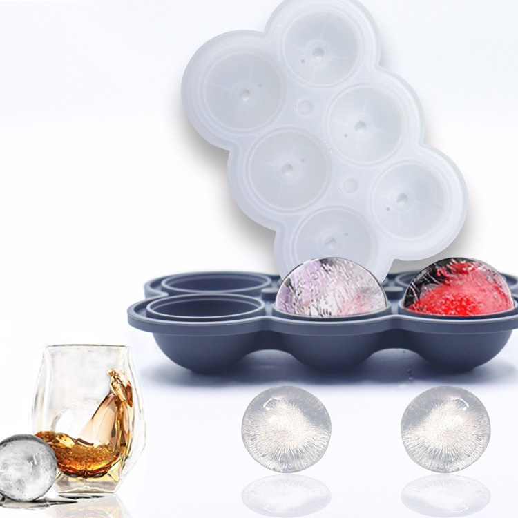 3Dラウンドデザイン製氷皿 ファンネル付き シリコンカスタムメーカー