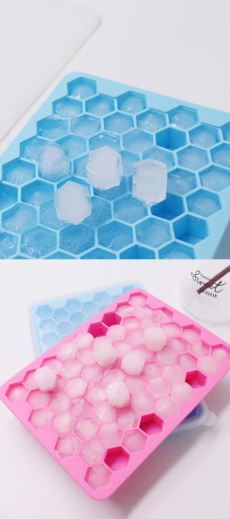 シリコン アイス キューブ メーカー ロゴ カスタマイズ可能なシリコン アイス キューブ トレイ蓋付きアイス モールド